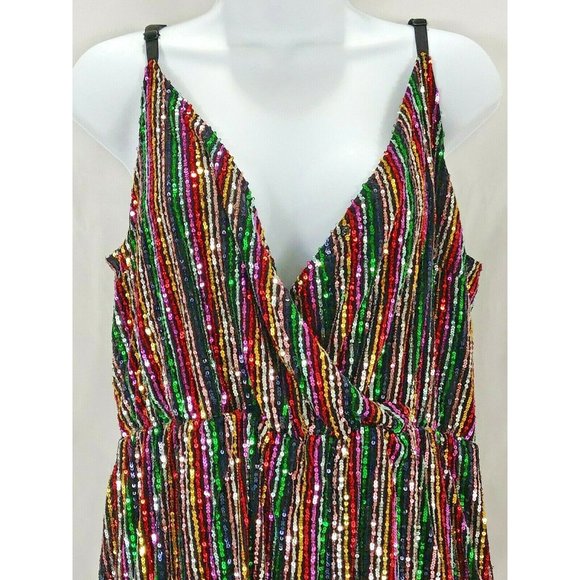 Sanctuary Womens Minidress XLarge Rainbow Prism - Picture 5 of 14